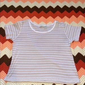 🍂Vntg. Striped fall shirt